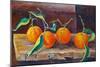 Fruit on a Shelf, 2014-Cristiana Angelini-Mounted Giclee Print