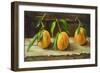 fruit on a shelf-Cristiana Angelini-Framed Premium Giclee Print