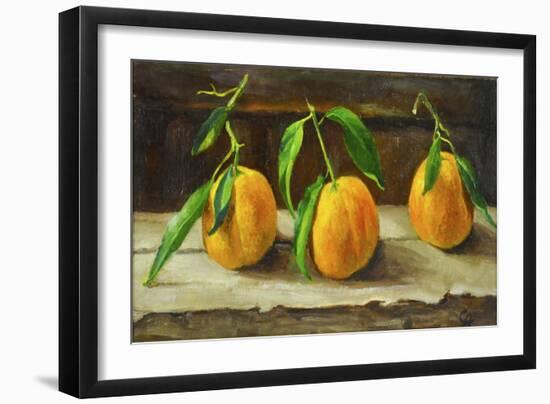 fruit on a shelf-Cristiana Angelini-Framed Premium Giclee Print