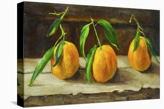 fruit on a shelf-Cristiana Angelini-Stretched Canvas