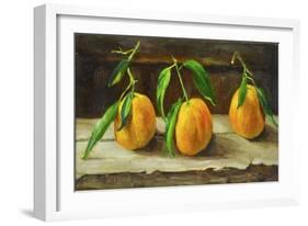 fruit on a shelf-Cristiana Angelini-Framed Giclee Print