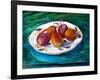 Fruit on a Staffordshire Dish, 2013-Cristiana Angelini-Framed Premium Giclee Print