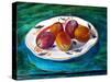 Fruit on a Staffordshire Dish, 2013-Cristiana Angelini-Stretched Canvas