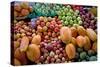 Fruit on Display at Market Stall-null-Stretched Canvas