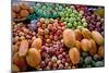 Fruit on Display at Market Stall-null-Mounted Photographic Print