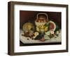 Fruit on Marble, 1865-American School-Framed Giclee Print