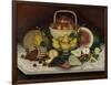 Fruit on Marble, 1865-American School-Framed Giclee Print