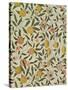 Fruit or Pomegranate Wallpaper Design-William Morris-Stretched Canvas