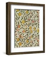 Fruit or Pomegranate Wallpaper Design-William Morris-Framed Giclee Print