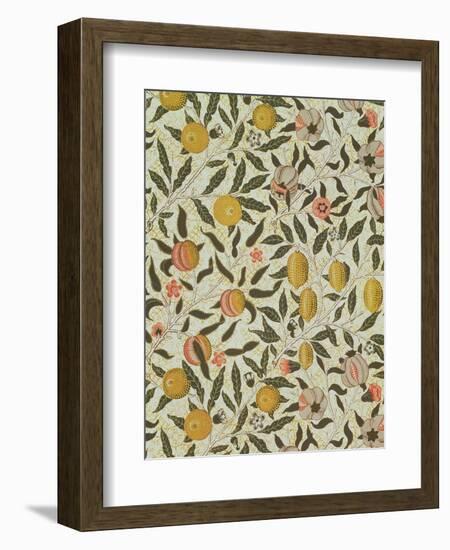 Fruit or Pomegranate Wallpaper Design-William Morris-Framed Giclee Print