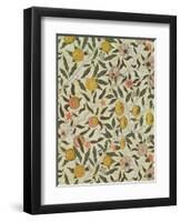 Fruit or Pomegranate Wallpaper Design-William Morris-Framed Giclee Print