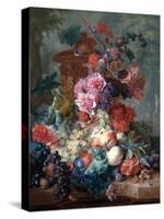Fruit Piece-Jan van Huysum-Stretched Canvas