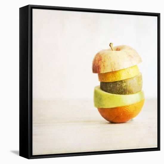 Fruit Pieces as one-Tom Quartermaine-Framed Stretched Canvas