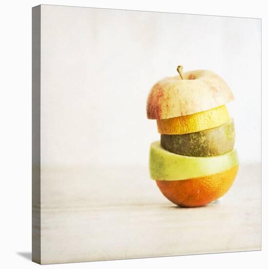 Fruit Pieces as one-Tom Quartermaine-Stretched Canvas