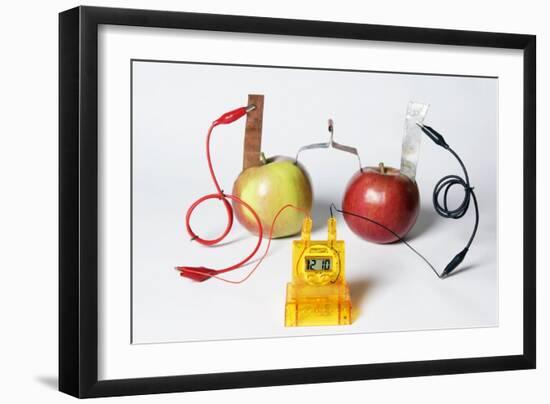 Fruit-powered Clock-Friedrich Saurer-Framed Photographic Print