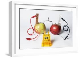 Fruit-powered Clock-Friedrich Saurer-Framed Photographic Print