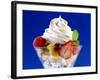 Fruit Salad with Cream Topping-null-Framed Photographic Print