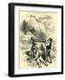 Fruit Seller and Horn Blower Switzerland-null-Framed Giclee Print