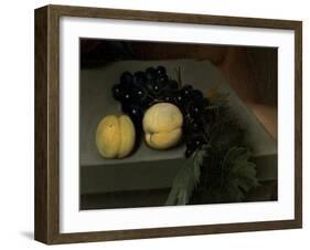 Fruit seller (Boy with Basket of Fruit)-Caravaggio-Framed Art Print