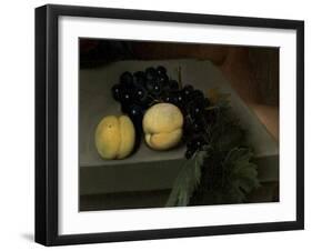 Fruit seller (Boy with Basket of Fruit)-Caravaggio-Framed Art Print