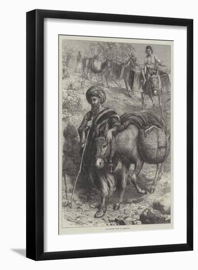 Fruit-Sellers Going to Jerusalem-William J. Webbe-Framed Giclee Print