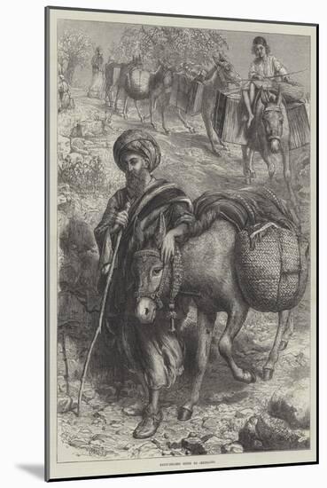 Fruit-Sellers Going to Jerusalem-William J. Webbe-Mounted Giclee Print