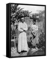 Fruit Sellers, Jamaica, C1905-Adolphe & Son Duperly-Framed Stretched Canvas