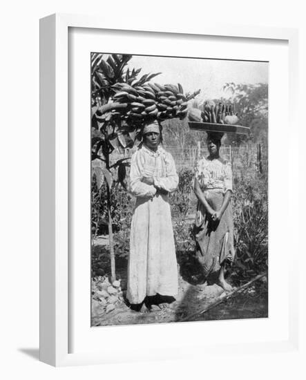 Fruit Sellers, Jamaica, C1905-Adolphe & Son Duperly-Framed Giclee Print