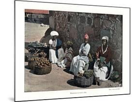 Fruit Sellers, Rio De Janeiro, Brazil, 19th Century-Gillot-Mounted Giclee Print