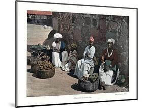 Fruit Sellers, Rio De Janeiro, Brazil, 19th Century-Gillot-Mounted Giclee Print