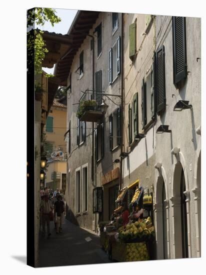 Fruit Shop in the Old Town of Limone, Lake Garda, Lombardy, Italy, Europe-James Emmerson-Stretched Canvas