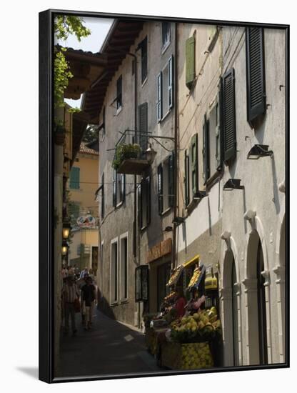 Fruit Shop in the Old Town of Limone, Lake Garda, Lombardy, Italy, Europe-James Emmerson-Framed Photographic Print