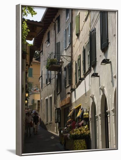 Fruit Shop in the Old Town of Limone, Lake Garda, Lombardy, Italy, Europe-James Emmerson-Framed Photographic Print