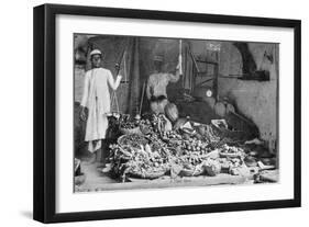 Fruit Shop, India, Early 20th Century-null-Framed Giclee Print