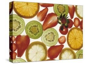 Fruit Slice Still Life-Nicolas Leser-Stretched Canvas