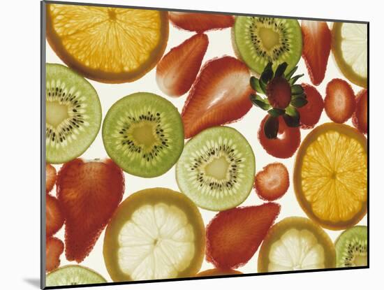 Fruit Slice Still Life-Nicolas Leser-Mounted Photographic Print