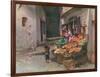 Fruit Stall at San Remo-Walter Tyndale-Framed Art Print