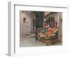 Fruit Stall at San Remo-Walter Tyndale-Framed Art Print