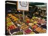 Fruit Stall at Viktualienmarkt, Munich, Bavaria, Germany-Yadid Levy-Stretched Canvas