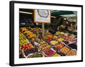 Fruit Stall at Viktualienmarkt, Munich, Bavaria, Germany-Yadid Levy-Framed Photographic Print