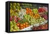 Fruit stall, Central Market, Hoi An, Vietnam-David Wall-Framed Stretched Canvas