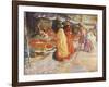 Fruit Stall, Delhi-Eva Roos-Framed Art Print