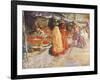 Fruit Stall, Delhi-Eva Roos-Framed Art Print