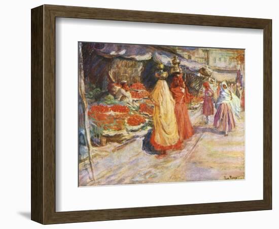 Fruit Stall, Delhi-Eva Roos-Framed Art Print