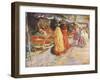 Fruit Stall, Delhi-Eva Roos-Framed Art Print