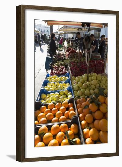 Fruit Stall in Market in Alberobello, Puglia, Italy, Europe-Martin-Framed Photographic Print