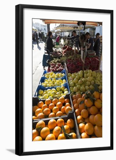 Fruit Stall in Market in Alberobello, Puglia, Italy, Europe-Martin-Framed Photographic Print