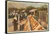 Fruit Stand, California-null-Framed Stretched Canvas