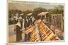 Fruit Stand, California-null-Mounted Art Print