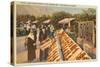 Fruit Stand, California-null-Stretched Canvas